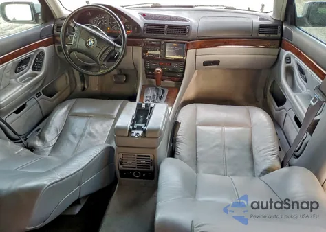 2001 BMW 740 Il из США, поврежденный, VIN WBAGH83491DP21557